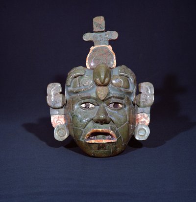 Grabmaske aus Tikal, Peten, Guatemala, Frühklassische Periode (ca. 200-600 n. Chr.) von Mayan